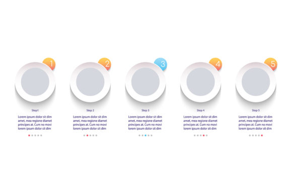 Circles with Copyspace Infographic