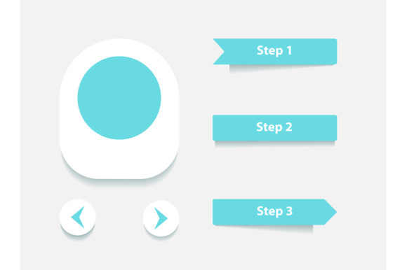 Creative Flowchart Infographic Elements