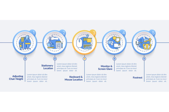Office Ergonomics Advices Infographic