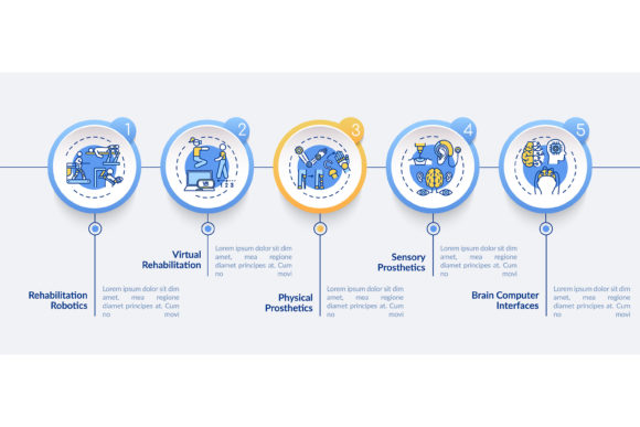 Rehab Engineering Vector Infographic Graphics