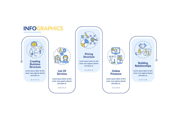 Startup Company Development Infographic Graphics